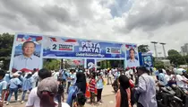 Jelang Kampanye Akbar Prabowo-Gibran, 500.000 Simpatisan Mulai Padati GBK