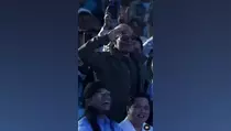 Momen Deddy Corbuzier Beri Hormat Seusai Disapa Prabowo pada Pidato Kemenangan Quick Count