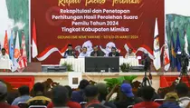 Aplikasi Sirekap Eror Hambat Pleno Penetapan Hasil Pemilu 2024 di Mimika