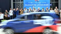 Pelepasan Tim Liputan Arus Mudik Lebaran B Universe 2024