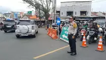 Volume Kendaraan Meningkat, Polres Tasikmalaya Lakukan Sistem One Way