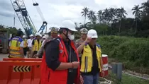 Kembali Tinjau Titik Longsor Tol Bocimi, Menteri PUPR: Kamis Uji Coba