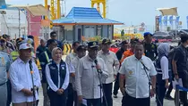 Sambangi Bakauheni, Budi Karya Sumadi Tinjau Mitigasi Kemacetan Arus Balik