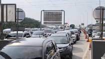 Puncak Arus Balik, 38.000 Kendaraan Melintas di Tol Menuju Pekanbaru