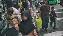 Potret Arus Balik Pemudik di Terminal Kampung Rambutan