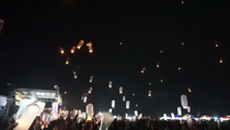 Tutup Libur Lebaran 2024, Ribuan Lampion Hiasi Langit Wonosobo