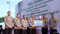 Halalbihalal Polda Riau, 6 Polres Dapat Penghargaan dari Irjen M Iqbal