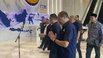Elite PKS Silaturahmi ke Nasdem Tower Sore Ini
