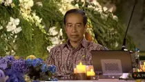 Presiden Jokowi Sambut Pemimpin Negara dalam Jamuan Makan Malam di GWK Bali