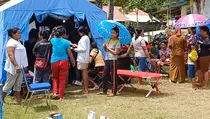 Ratusan Pengungsi Erupsi Gunung Ibu Derita ISPA
