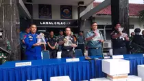 Lanal Cilacap Gagalkan Penyelundupan Benih Lobster Senilai Rp 1,6 Miliar