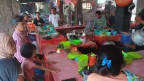 Libur Iduladha, Kampung Kuliner Sate Maranggi Plered Purwakarta Diserbu Pembeli