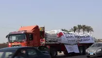 PMI Kirim 500 Tenda untuk Pengungsi di Gaza Palestina