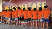12 Anggota Geng Motor Terlibat Aksi Begal di Pekanbaru Diringkus Polisi