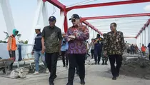 Jadi Penghubung Bandara Dhoho, Jembatan Jongbiru Kediri Akan Diresmikan Awal Juli