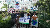 Protes Pencemaran Air Sungai, Anak-anak Kediri Kirim Surat ke Wali Kota
