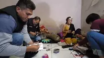 5 Wanita Ikut Dibawa Polisi dalam Penggerebekan Kampung Narkoba di Muara Bahari