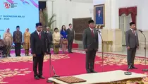 Tiga Wamen Dilantik, Jokowi Sebut Tak Ada Unsur Bagi-bagi Jabatan