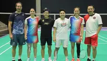 Apriyani/Fadia Latih Tanding dengan Ganda Prancis Jelang Olimpiade 2024
