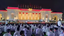 Jelang HUT Ke-79 RI, Ribuan Ulama dan Santri Ikuti Doa Kebangsaan di Istana Merdeka