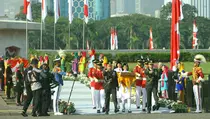 Kirab Bendera dan Teks Proklamasi dari Monas