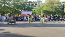 Serunya Lomba Balap Becak Meriahkan HUT Kemerdekaan di Parepare