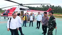 Presiden Jokowi Tiba di Ibu Kota Nusantara