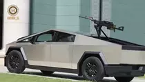 Pemimpin Chechnya Pamer Tesla Cybertruck Bersenapan Mesin, Mau Diturunkan di Perang Ukraina