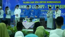 Doa Bersama 1.000 Kiai dan Santri, Ahmad Luthfi-Taj Yasin Siap Bangun Jawa Tengah dari Pesantren