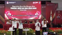 Pilbup Kediri 2024: Deny-Mudawamah Nomor Urut 1, Dhito-Dewi 2