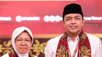Kampanye di Trenggalek, Risma Bertemu Milenial dan Pedagang Pasar Tradisional