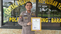 Aksi Heroik Bripka Rico Kejar Pelaku Begal Diapresiasi Kapolri