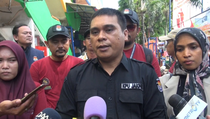 KPU Jakpus Gelar Sosialisasi Pilgub Jakarta ke Pasar Palmerah