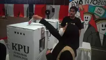 Mantapkan Proses Pemungutan Suara, KPU Sulsel Gelar Simulasi Pencoblosan