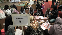 KPU Temanggung Libatkan 80 Tenaga Sortir Lipat Surat Suara