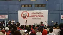 Didukung Relawan Buruh, Pramono Yakin Bisa Menang Satu Putaran
