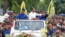 Turun Gunung Kampanye, Jokowi Yakin Luthfi-Yasin Bersinergi dengan Pemerintahan Prabowo