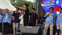 Band Rock Legendaris God Bless Meriahkan Kampanye Akbar Vinanda-Gus Qowim di Kota Kediri