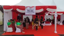 Dekorasi TPS Pilkada 2024 di Kelurahan Baru Tengah Balikpapan Gunakan Ornamen Adat Suku Mandar