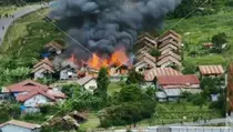 Bentrok Pilkada 2024 di Puncak Jaya, 40 Rumah Terbakar dan 94 Orang Terluka