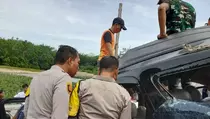 Kecelakaan Kereta Rajabasa vs Toyota Rush di Prabumulih, Satu Tewas