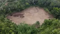 Fenomena Alam, Air Telaga Blembeng di Kebumen Tiba-tiba Mengering