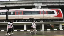 Pembangunan LRT Jakarta Capai 39,83 Persen