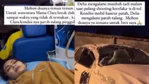 Diduga Mengantuk, Pesinetron Delia Yasmine Kecelakaan di Tol Jagorawi