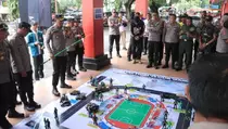 Amankan Pertandingan Arema vs Persib Bandung, Polres Blitar Kota Siapkan 881 Personel