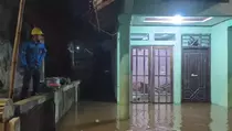 Banjir Melanda Permukiman Warga di Pejaten Timur Jakarta Selatan