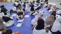 Keseruan Lomba Mewarnai di BTV Semesta Ramadan 2025