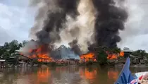 Kebakaran di Kutai Barat: 24 Bangunan Ludes Terbakar