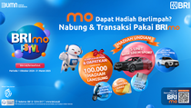 BRImo FSTVL Berlimpah Hadiah, Yuk Tambah Saldo dan Aktif Bertransaksi