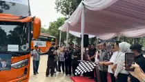 Ketua MPR Lepas 15 Bus Mudik Gratis ke Lampung, Angkut 450 Orang